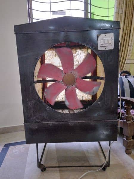 Lahori Air Cooler Medium | Metal Body | Metallic Fan | Efficient Pump 1