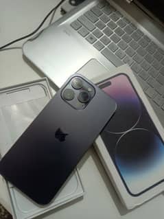 I phone 14 Pro max deep purple 256 GB 0