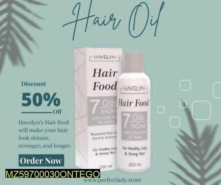 Hair Food Oil (200ml) 4