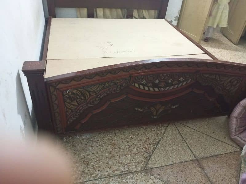double bed for urgent sale 16