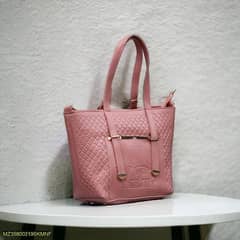 Women's pu leather stylish tote bag