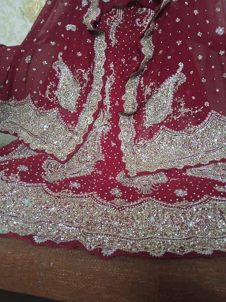 bridal dress, shadi dress, bridal sharara, Indian bridal dress, 3