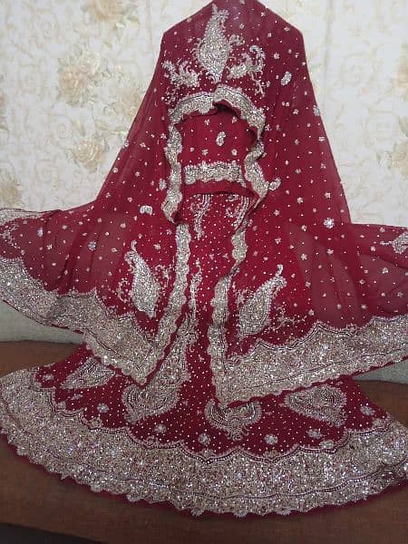 bridal dress, shadi dress, bridal sharara, Indian bridal dress, 4