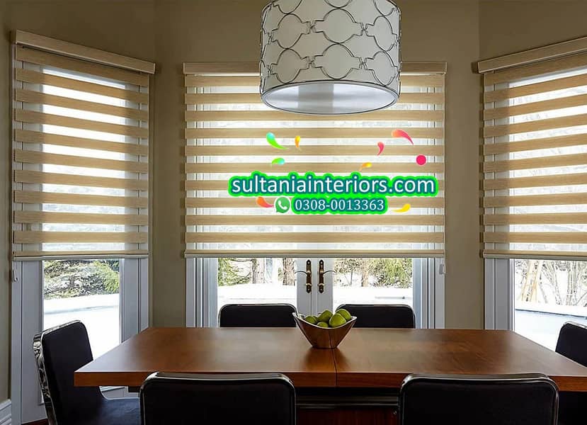 PVC Wall Panels Paneling with Material 90 rupees. Roller Zebra Blinds. 17