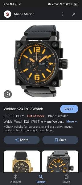 welder K23 Chronograph watch imported Rolex Casio G Shock 1