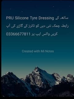 PRU Silicone Tyre Dressing 0