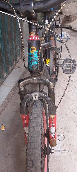 condition  use  disc  brake  hain gear  shock back tyer new 4