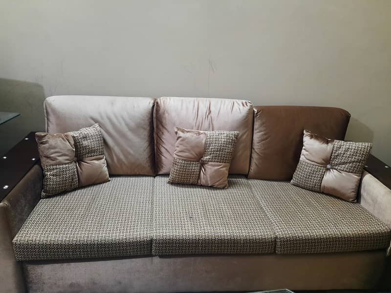 Jute sofa set 1