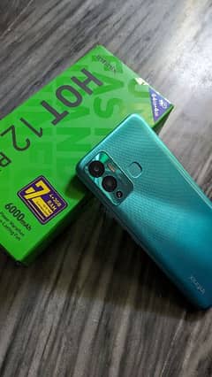 Infinix hot 12 play 4/64 green color with box 0