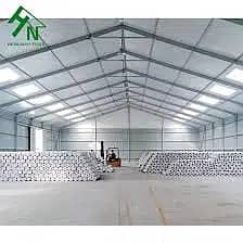 Dairy Farm Shed/Marquee canopy shed / Prefab steel sheds 3