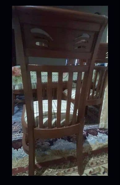 6 CHAIRS DAINING 10mm Glass 6/3LW 1