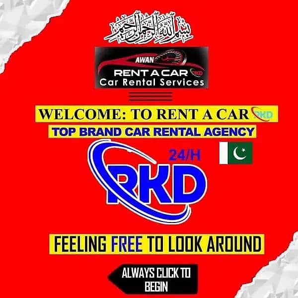 Rent a car karachi/car rental/rental services/to all Pakistan 24/7 3