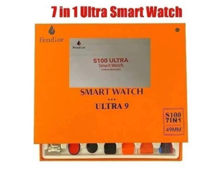 s 100 ultra smart watch 7 in 1 2
