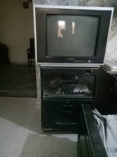 Nobel TV 21 inch with trawly 11000 0