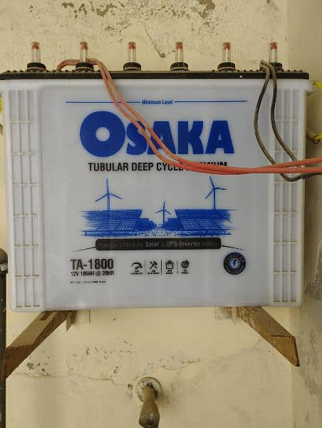 Maintenance Free TA-1800 Osaka Battery 185Ah 1