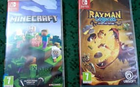 Minecraft and Rayman Legends definitive edition