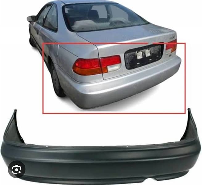civic 1996-1998 bumpers 1
