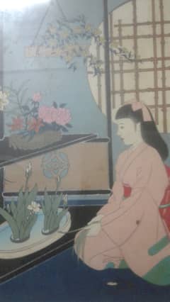 Vintage Japanese painting available 0