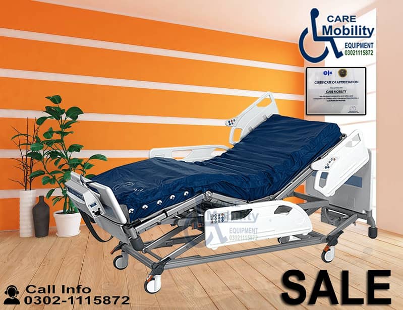 Patient bed/ hospital bed/ medical equipments/ ICU bed Electric Bed 8