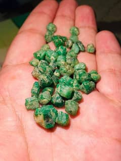 Rough Emerald are available