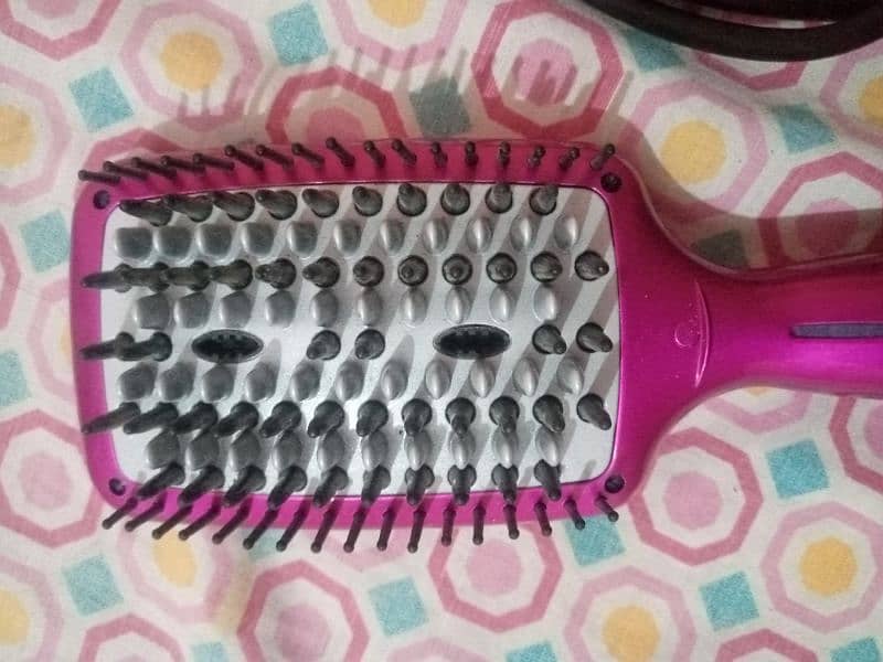 baybliss hair brush straightener 3
