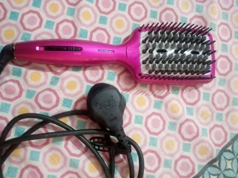 baybliss hair brush straightener 6