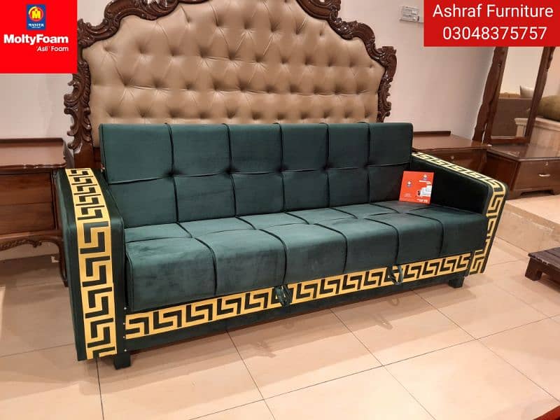 Molty| Sofa Combed|Chair set |Stool| L Shape |Sofa|Double Sofa Cum bed 0