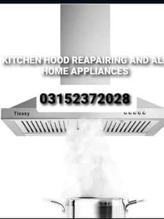 Kitchen Hood Hob Stoves geyser fridge ac repairing