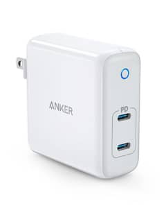 Anker 60W 2-Port USB C Charger, PowerPort Atom PD 2 [GAN Tech] Compact