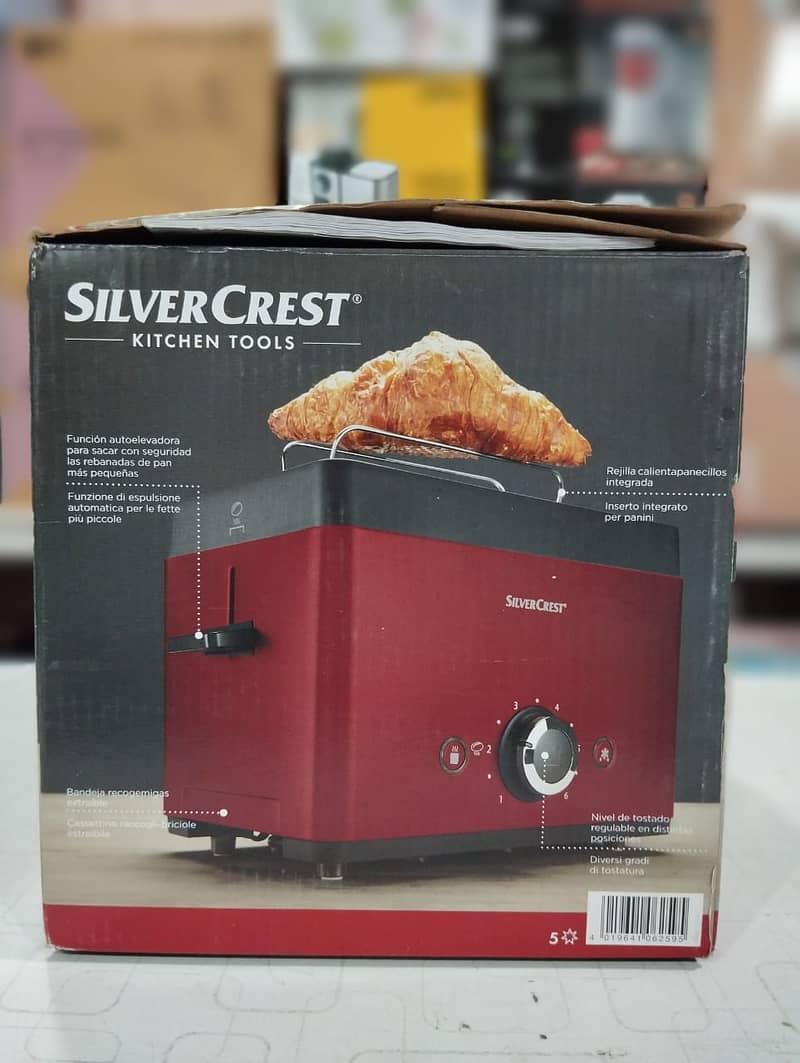 SILVER CREST TOASTER HIGH QUALITY 850W MADE FOR GERMANY 4