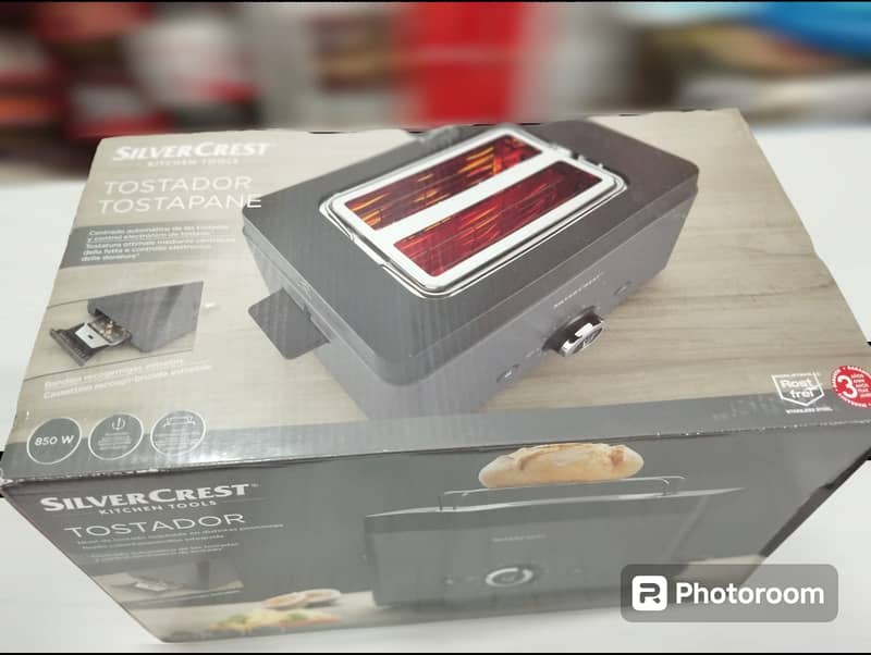 SILVER CREST TOASTER HIGH QUALITY 850W MADE FOR GERMANY 9