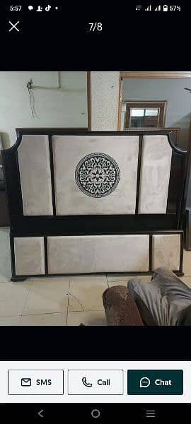 double bed/brass bed/bed set/furniture for sale 1