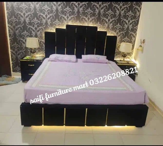 double bed/brass bed/bed set/furniture for sale 4