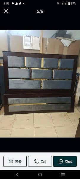 double bed/brass bed/bed set/furniture for sale 13