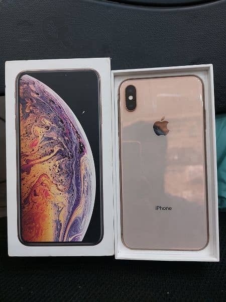 iphone Xsmax 256gb dual sim Approved with box 4