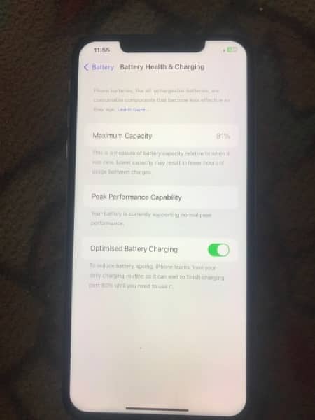 Iphone xsmax Non pta 256Gb  Dual sim battery 81 with 10/10 Condition 3