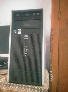 cpu amd and lcd and hp keyboard and mouse