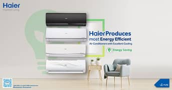 Haier Air Conditioners, New pin packed, free delivery and installation