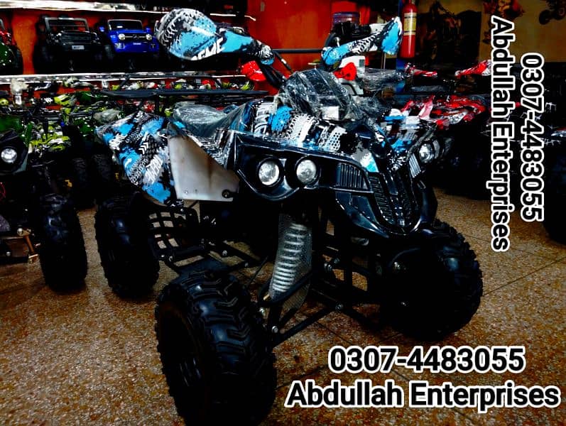 Adult size ATV quad bike with reverse gear and New tyres for sell 2