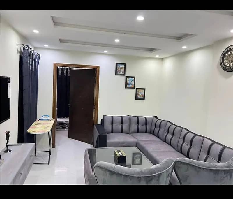 1 Bed Furnished Apartment Available for rent in Sector E Bahria Town Lahore 1