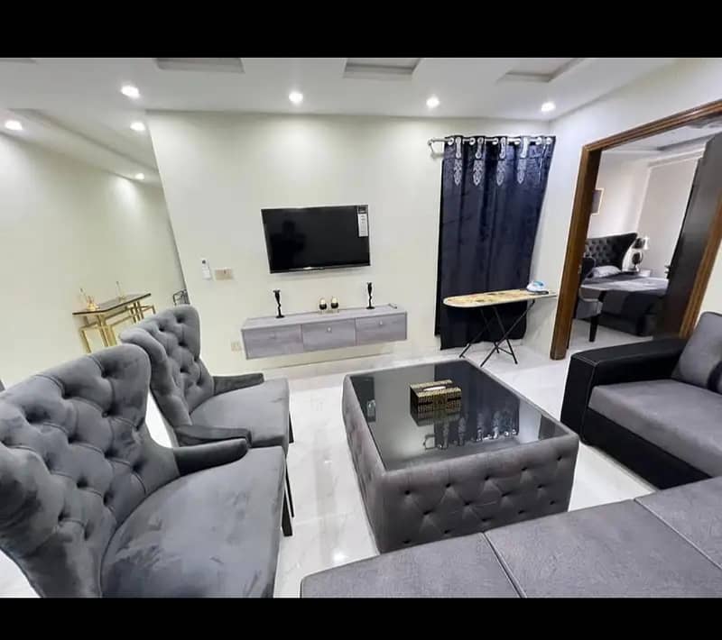 1 Bed Furnished Apartment Available for rent in Sector E Bahria Town Lahore 2