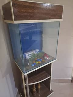 fish aquarium with table stand