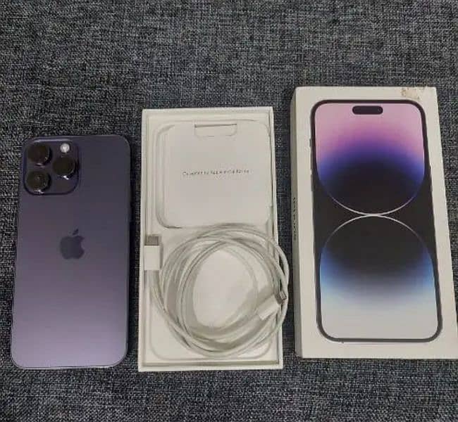 iPhone 14pro max purple colour 6