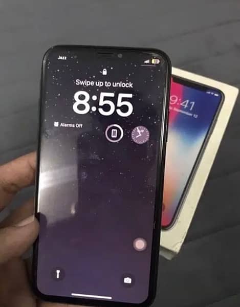 iphone x 256gb with box pta approved 2