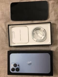 iphone 13 pro max  with box 4 month sim time non pta factory unlock