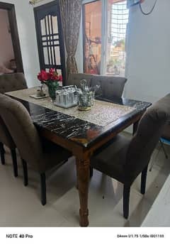 dining table for sale with 6 chairs 0