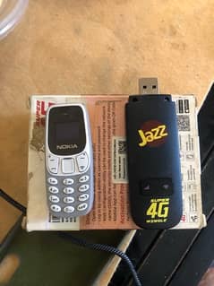 JaZz wingle super 4g and nokia mini mobile