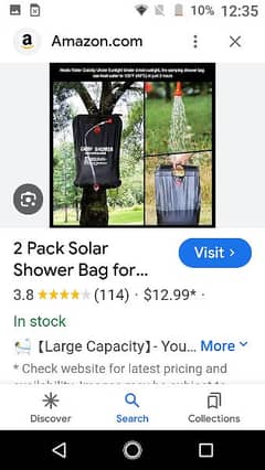portable showers made in Germany 25 liter capacity