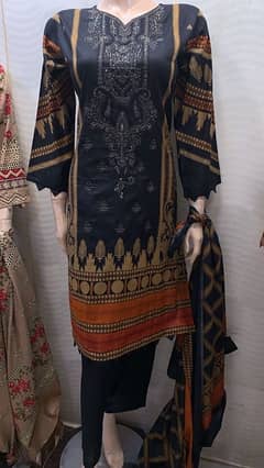 Bin Saeed New Summer Collection 2024 Lawn 3Pc Ready To Wear 0