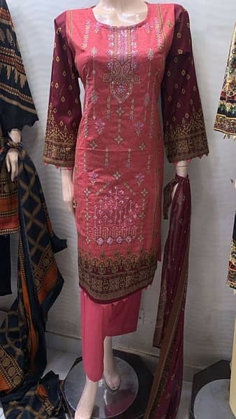 Bin Saeed New Summer Collection 2024 Lawn 3Pc Ready To Wear 1